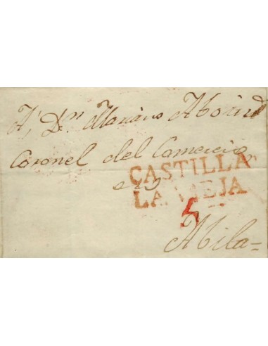 FA1163-22. PREFILATELIA. 1842, 5 de julio. Sobrescrito circulado de Tordesillas a Avila
