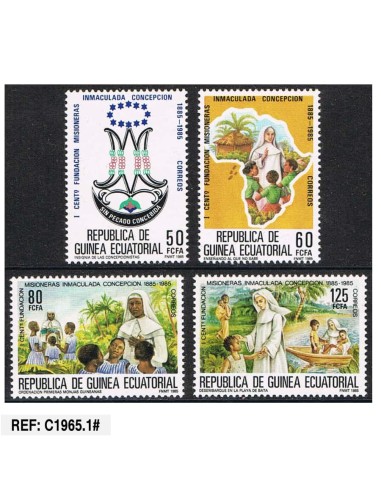 Guinea Ecuatorial 1984. Navidad (MNH) EDI@65-68