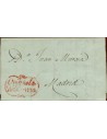 FA1170-14. PREFILATELIA. 1842, 20 de abril. Sobrescrito circulado de Orihuela a Madrid