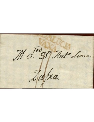 FA1174H. PREFILATELIA. 1830, 13 de noviembre. Sobrescrito circulado de Osuna a Zafra