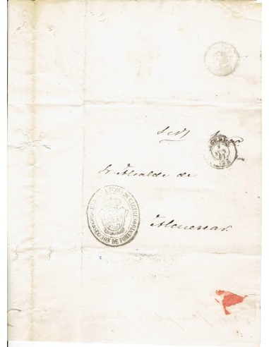 FA1447. HISTORIA POSTAL. 1867, 1 de junio. Circular de Cáceres a Alcuescar