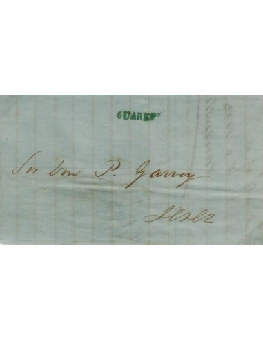 FA1139. HISTORIA POSTAL. 1854. Sobrescrito circulado de Cádiz a Jerez de la Frontera, RR
