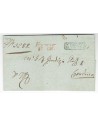 FA0836-225. PREFILATELIA DE ITALIA. 1849, 27 de julio. Carta circulada de Vestone a Condino