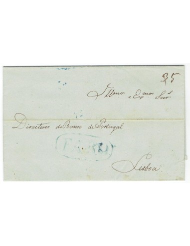 FA1175-9. PORTUGAL. 1849, 22 de mayo. Carta circulada de Faro a Lisboa