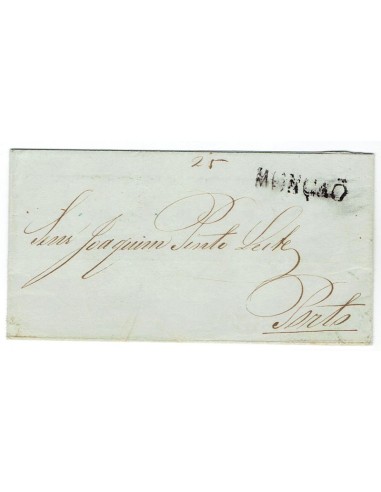 FA1175-23. PORTUGAL. 1852, 17 de enero. Carta circulada de Moncao a Oporto
