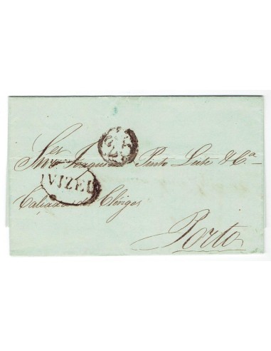 FA1175-29. PORTUGAL. 1842, 12 de noviembre. Carta circulada de Viseu a Oporto