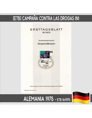 Alemania 1975. [ETB] Campaña contra las drogas (N)