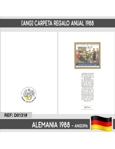 Alemania 1988. [D0131] Carpeta Regalo Anual (N)