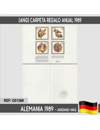 Alemania 1989 [ANG] Tarjeta Regalo Anual 1989 (N)