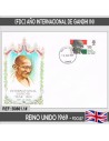 Reino Unido 1969 [FDC] Año Internacional de Gandhi (N)