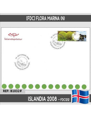 Islandia 2008 [FDC] Flora Marina (N)