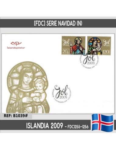 Islandia 2009 [FDC] Serie Navidad (N)