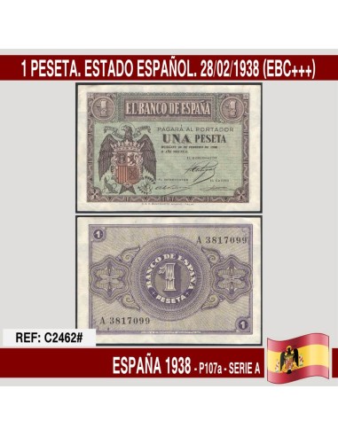 España 1938. 1 pts. Estado Español (AU)
