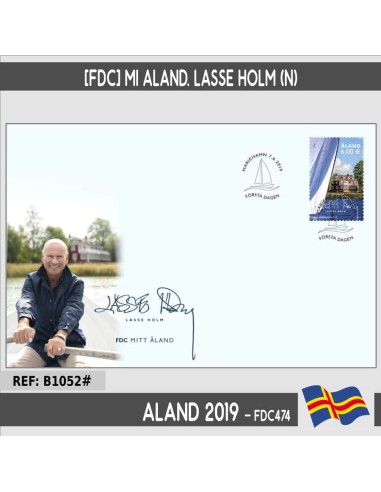 Aland 2019 [FDC] Mi Aland. Lasse Holm (N)