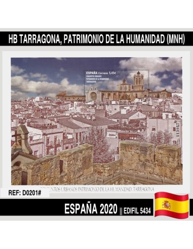 España 2020. HB UNESCO. Patrimonio mundial español (MNH)