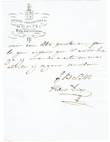 FA7929. DOCUMENTOS. Texto manuscrito del Ayuntamiento de la Villa de Chinchon