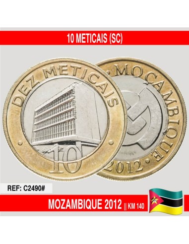 Mozambique 2012. 10 meticais (SC) KM-140