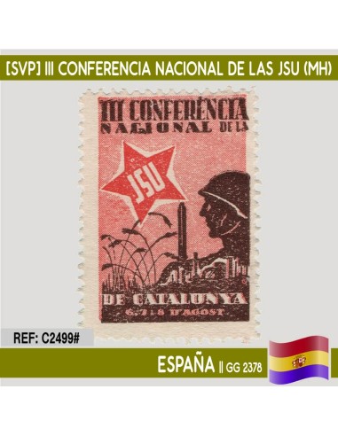 España [SVP] III Conferencia nacional de las J.S.U. (MH)