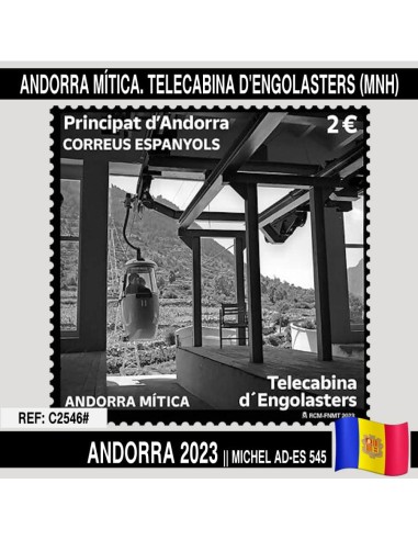 Andorra 2023. Andorra Mítica. Telecabina d'Engolasters (MNH)