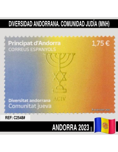 Andorra 2023. Diversidad andorrana. Comunidad Judía (MNH)