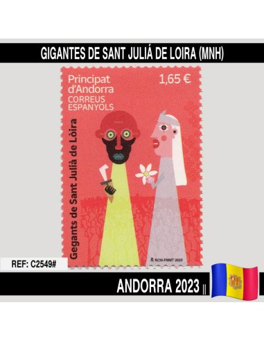 Andorra 2023. Gigantes de Sant Juliá de Lòira (MNH)
