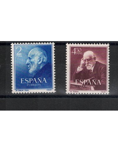 FA8831. CENT. SELLO ESPAÑOL. 1952, 8 de julio. Doctores Ramon y Cajal y Ferran