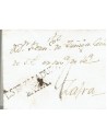 FA8296. PREFILATELIA. 1791, 23 de marzo. Carta completa circulada de Oliva a Zafra