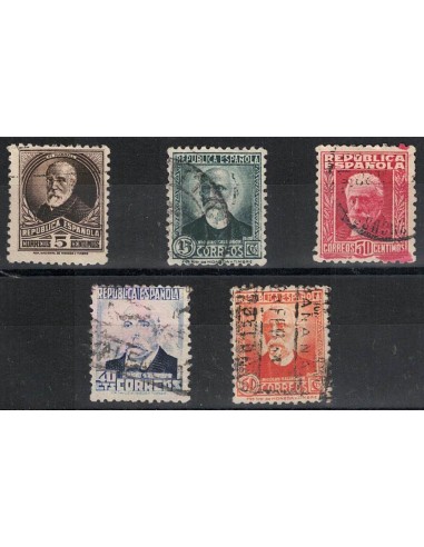 FA8885. HISTORIA POSTAL. 1931-32, Personajes. Conjunto de sellos de esta emision