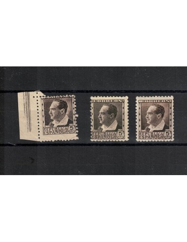 FA8888. HISTORIA POSTAL. 1932, Personajes y monumentos. Conjunto de sellos de 5 c.esta emision NUEVOS
