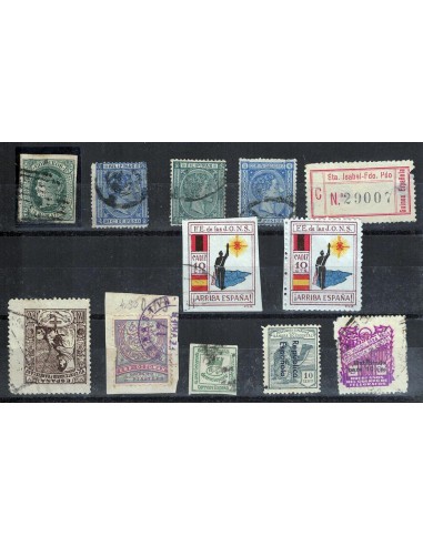 FA9087. HISTORIA POSTAL. Conjunto de sellos postales de diversas emisiones