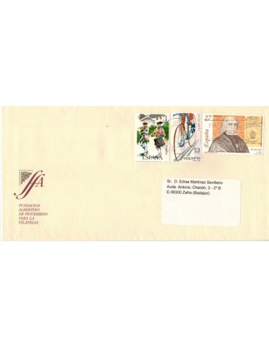 EMS10374. HISTORIA POSTAL. Gran conjunto de 10 sobres circulados con sellos de diversas emisiones