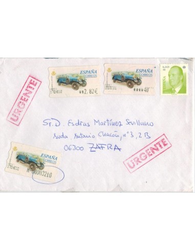 EMS10375. HISTORIA POSTAL. Gran conjunto de 10 sobres circulados con sellos de diversas emisiones