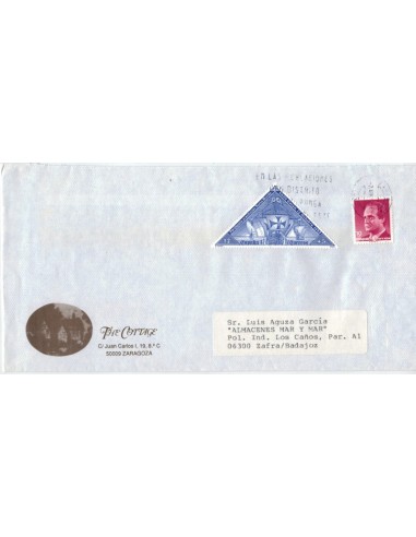 EMS10377. HISTORIA POSTAL. Gran conjunto de 10 sobres circulados con sellos de diversas emisiones