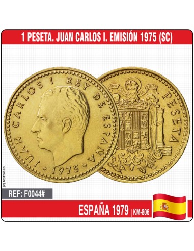 España 1979. 1 peseta. Juan Carlos I (SC) KM-806