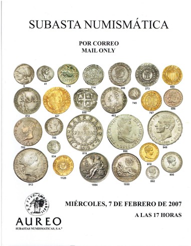 FT0162. NUMISMATICA. 2007, 7 de febrero. Magnífico catálogo de Seleccion Numismatica