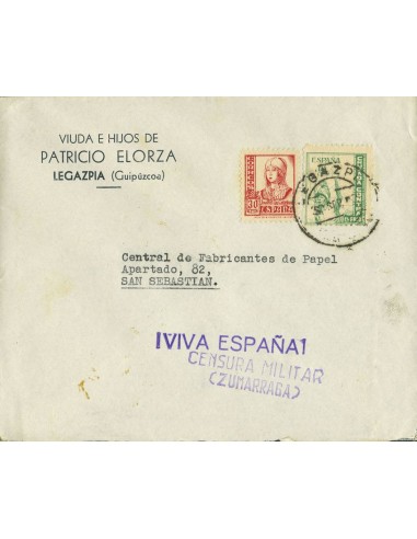 País Vasco. Historia Postal. País Vasco. Historia Postal. LEGAZPI / GUIPUZCOA. MAGNIFICA.