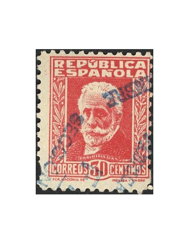 Falso Postal. º669F. 1932. 30 cts carmín. FALSO POSTAL TIPO II. MAGNIFICO.