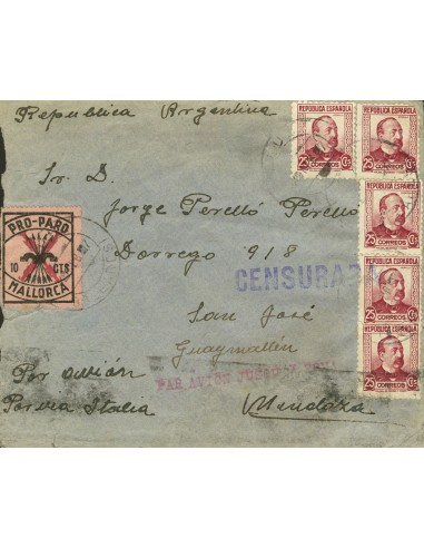 Islas Baleares. Historia Postal. Islas Baleares. Historia Postal. Al dorso llegada. MAGNIFICA.