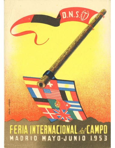 Tarjetas Postales. Tarjetas Postales. "FERIA INTERNACIONAL DEL CAMPO, MADRID MAYO-JUNIO 1953". Sin circular. MAGNIFICA.