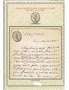 FA9004. HISTORIA POSTAL. 1844, Correo oficial de la Administración Principal de Bienes Nacidos de la Provincia de Cáceres