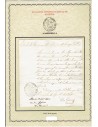 FA9010. HISTORIA POSTAL. 1861, Correo oficial de la Alcaldía Constitucional de Aliseda