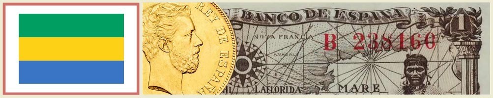 Numismatica de Gabon - numismaticayfilatelia.com