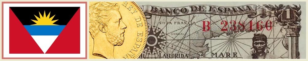 Numismatica de Antigua y Barbuda - numismaticayfilatelia.com