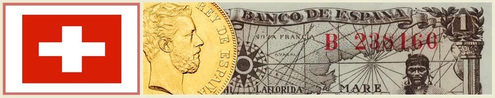 Numismatica de Suiza - numismaticayfilatelia.com