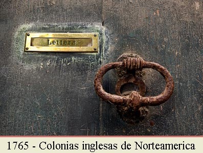 CORREO ESPAÑOL CON LAS COLONIAS INGLESAS DE NORTEAMERICA